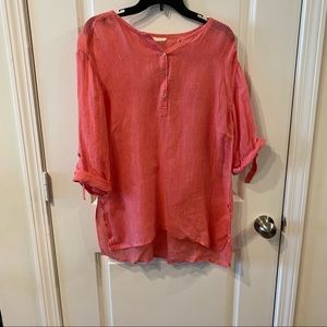 Eileen Fisher Linen Shirt Size Small